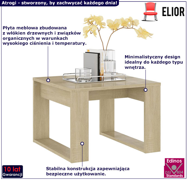 Stolik dąb sonoma Miro