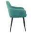 Zielone krzesło tapicerowane Iferor