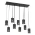 Nowoczesna czarna lampa D150 Zubro