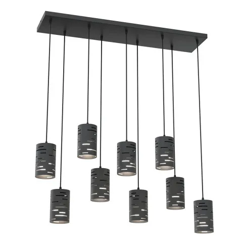 Nowoczesna czarna lampa D150 Zubro