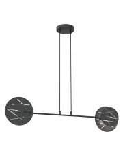 Czarna nowoczesna lampa wisząca - D151-Divienso w sklepie Edinos.pl