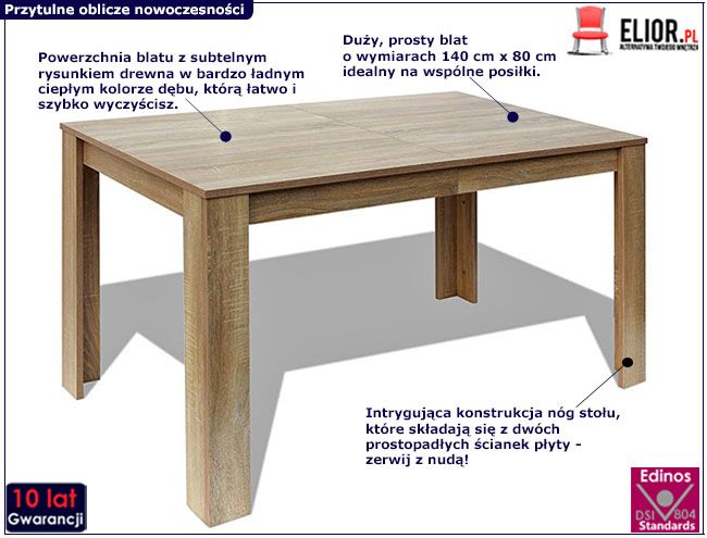 Stół do jadalni Dexis 2K