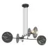 Czarna wisząca lampa w stylu industrialnym - D152-Welisa