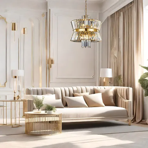 Wizualizacja kryształowego żyrandola S005-Luxed