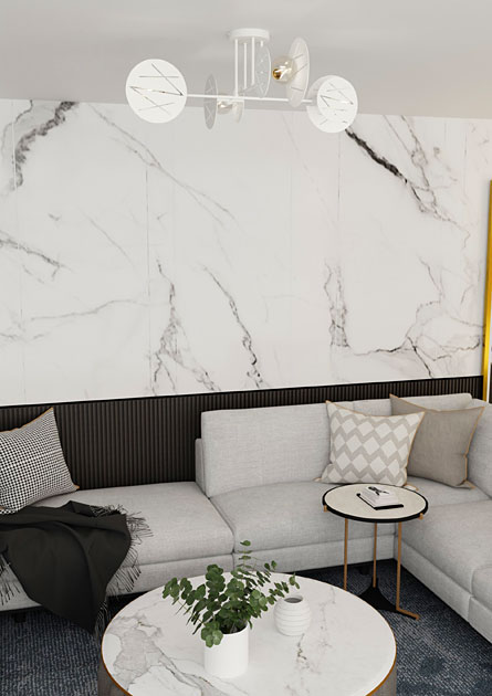 Biała loftowa lampa sufitowa D154-Welisa