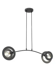 Czarna nowoczesna lampa wisząca - D155-Ezenso w sklepie Edinos.pl