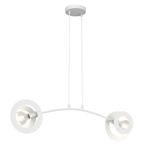 Zdjęcie produktu Biała loftowa lampa wisząca - D155-Rosiwo.