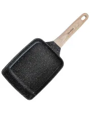 Czarna marmurkowa patelnia do omletów - Tyfrox 6X w sklepie Edinos.pl
