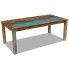Szczegółowe zdjęcie nr 5 produktu Wielokolorowy stół z drewna odzyskanego – Ratel 3X