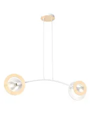 Biała nowoczesna lampa wisząca - D157-Wrix w sklepie Edinos.pl