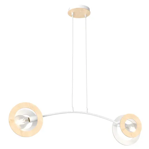Biała wisząca lampa D157-Wrix