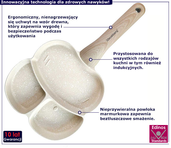 Kremowa patelnia Lunara 7X