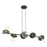 Czarno-złota nowoczesna lampa wisząca - D159-Sereni
