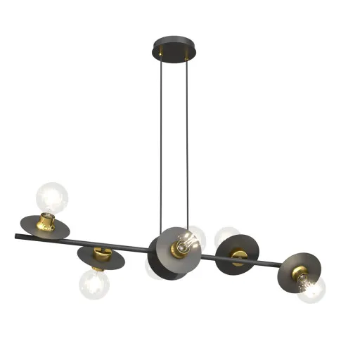 Czarno-zlota lampa D159-Bomesa