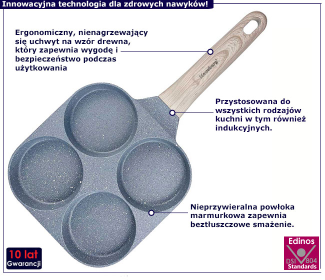 Szara patelnia Tyfrox 8X