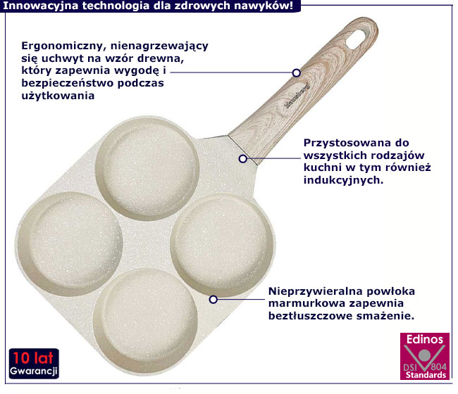 Kremowa patelnia Tyfrox 8X
