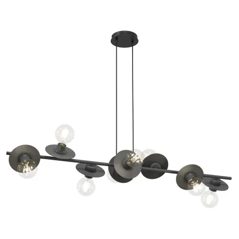 Czarna lampa wisząca D160-Bomesa