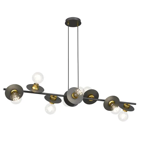 Czarno-złota lampa D160-Bomesa