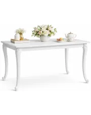 Biały stół lakierowany - Reso 3A  w sklepie Edinos.pl