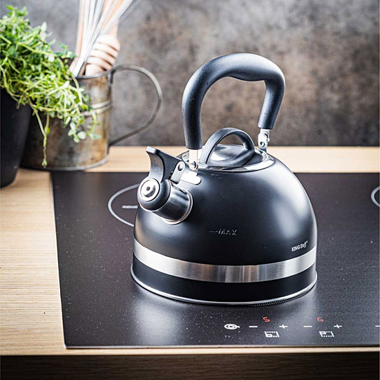 Prezentacja czarnego czajnika Radis 3X