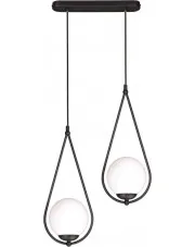 Czarna podwójna lampa wisząca nad stół - S053-Drima w sklepie Edinos.pl