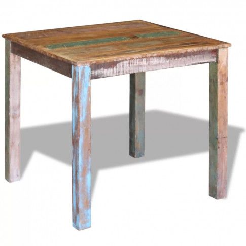 Zdjęcie stół z odzyskanego drewna Maler kolorowy  - sklep Edinos.pl