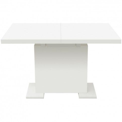 Biały nierozłożony stół Kangos - zdjęcie podglądowe