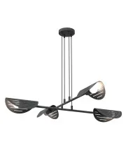 Czarna nowoczesna lampa wisząca - D168-Urox w sklepie Edinos.pl
