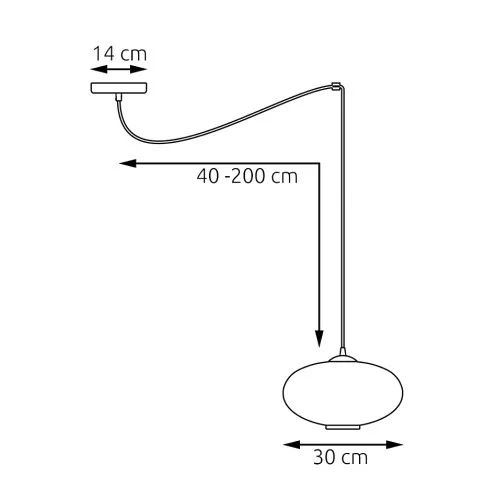 Wymiary lampy pająk D168-Zarrarx