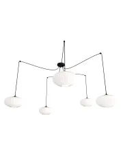 Nowoczesna lampa pięcioramienna typu pająk - D171-Zarrax w sklepie Edinos.pl