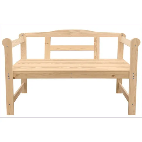 Szczegółowe zdjęcie nr 4 produktu Mała ławka ogrodowa drewniana - Cucio