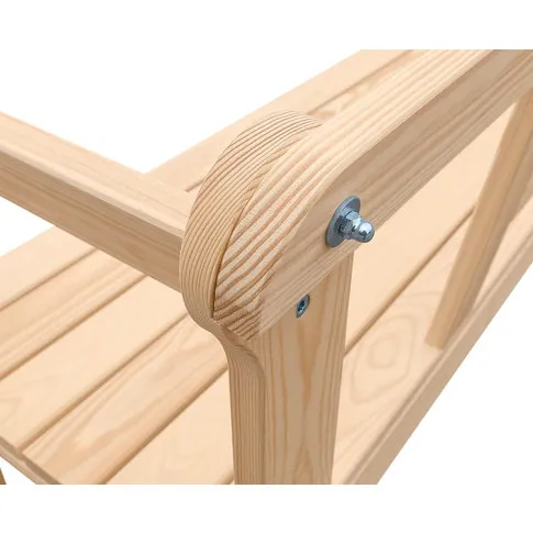 Szczegółowe zdjęcie nr 6 produktu Mała ławka ogrodowa drewniana - Cucio