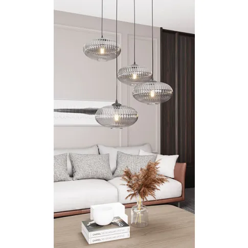 Lampa wisząca z czterema kloszami D175 Erox