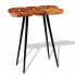 Zaokrąglony stolik Matel 3X z drewna bukowego