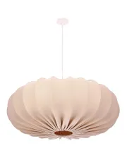 Nowoczesna lampa wisząca z abażurem w kolorze frappe - D200-Vimeso w sklepie Edinos.pl