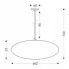 Wymiary lampy wiszącej D202-Vimeso