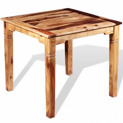 Szczegółowe zdjęcie nr 5 produktu Stół z drewna sheesham Etan 2X – brązowy 