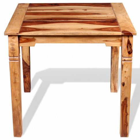 Szczegółowe zdjęcie nr 7 produktu Stół z drewna sheesham Etan 2X – brązowy 