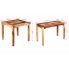 Szczegółowe zdjęcie nr 4 produktu Stół z drewna sheesham Etan 2X – brązowy 