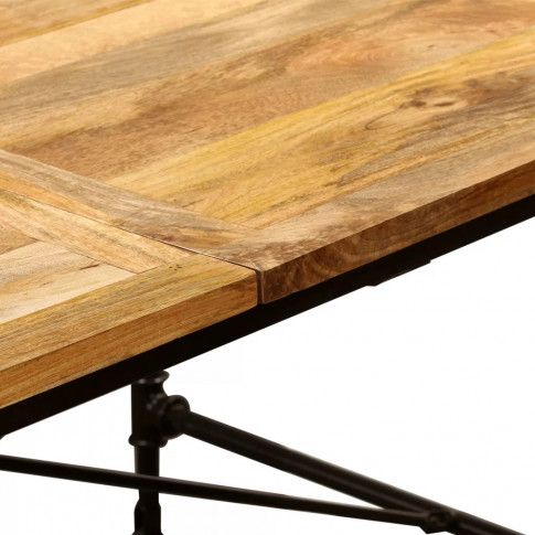 Szczegółowe zdjęcie nr 5 produktu Stół z drewna mango Sinnar 3X – jasnobrązowy 