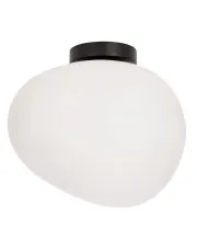 Nowoczesna lampa sufitowa z białym kloszem - D210-Flavex w sklepie Edinos.pl