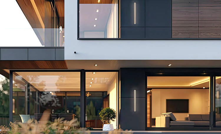 Wizualizacja wnętrza z lampą D211-Harveso