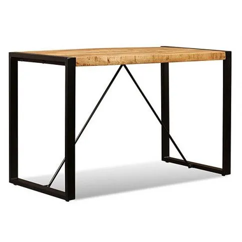 Szczegółowe zdjęcie nr 5 produktu Stół industrialny Antors 3M 120 cm - mango