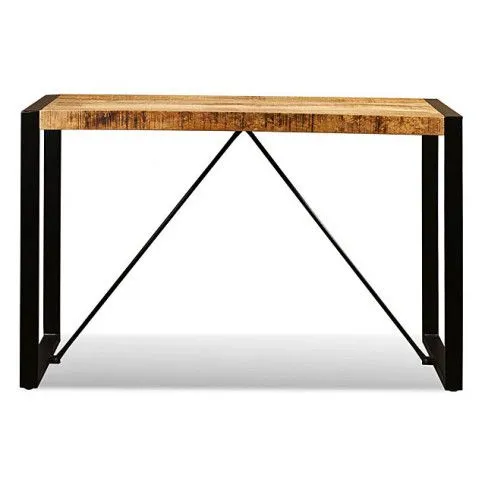 Fotografia Stół industrialny Antors 3M 120 cm - mango z kategorii Kuchnia i jadalnia