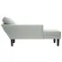 Szezlong Coconil kolor jasnoszary