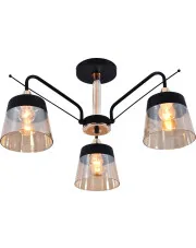 Nowoczesna lampa sufitowa z trzema kloszami - M016 - Etones w sklepie Edinos.pl