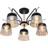 Pięcioramienna lampa sufitowa w stylu glamour - M017 - Levana