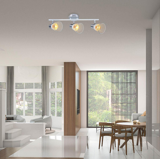 Stylowa lampa trzypunktowa Ariana M024