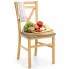 Zdjęcie produktu Drewniane nowoczesne krzesło do kuchni dąb miodowy - Stellar.