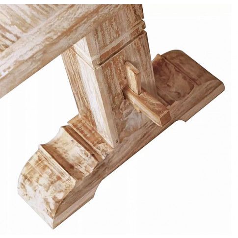 Szczegółowe zdjęcie nr 10 produktu Masywny drewniany stół Darius - teak